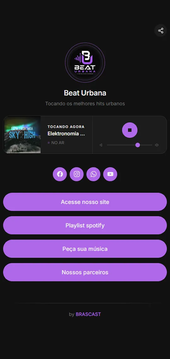Ejemplo de Start Page: Beat 95